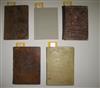 (MEXICO--1700s.) Group of 5 quarto religious books published in México in the 18th century..